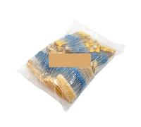 NWPNLXEA 1100PCS 1/2W 1M Metal Film Resistor Assorted Kit 1R 2.2R 3.3R 4.7R 100R 100K 470K 10M 1M 2M Ohms Metal Film Resistors Set