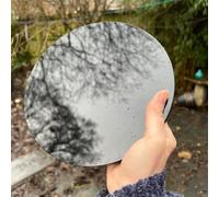 NWPNLXEA 1pc 17-19cm Obsidian polishing mirror black quartz crystal High-end decoration