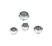 NWPNLXEA 1PC 2" BSP Male Aluminum Oil Level Sight Glass Window Hex Head