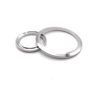 NWPNLXEA 1pc 304SS 76mm x 91mm Three Clip Open End cap Without Groove Quick Opening Blind Plate Pipe Fittings