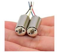 NWPNLXEA 1PC 8.5mm*20mm 8520 CW CCW Corless Electronic Starter DC 3V 3.7 V 4.2V 54000RPM High Speed with Cooling Hole for Aircraft Drone (Blud Red Wires)