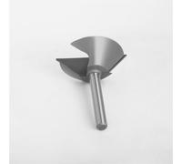 NWPNLXEA 1pc 8mm Shank Dovetail Joint Bottom Cleaning Router Bit Woodworking Engraving Clean Bit Milling Cutter for Wood NWPNLXEA