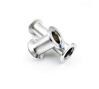 NWPNLXEA 1pc KF50 50mm Vacuum Straight Tube Tri Clamp 304 Grade Stainless Steel Suitable