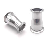NWPNLXEA 1pc OD102mm x OD38mm 304 Stainless Steel Grade Tri Clamp Reducer Ferrule 1.5-4" Pipe Fittings