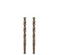 NWPNLXEA 1Pcs Cobalt Hex Drill Bits HSSCO M35 Twist Quick Change Impact Driver Tools for Stainless Steel Cast Iron Sheet Metal(9.5mm 2PCS) NWPNLXEA