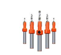 NWPNLXEA 1Pcs HSS Woodworking Countersink Router Drill Bit Set Screw Cutter Timber Tools Alloy Extractor Salad Bits 8mm 10mm Shank(4.0x8mm(1PC)) NWPNLXEA