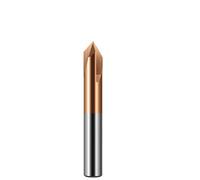 NWPNLXEA 1Pcs Tungsten Solid Carbide Countersink Drill Bit Chamfer Aluminium Stainless Steel Milling Cutter, 90 Degree Deburring End Mill(Carbide HRC55,3x50L) NWPNLXEA