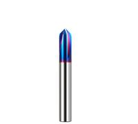 NWPNLXEA 1Pcs Tungsten Solid Carbide Countersink Drill Bit Chamfer Aluminium Stainless Steel Milling Cutter, 90 Degree Deburring End Mill(Carbide HRC65,3x50L) NWPNLXEA