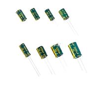 NWPNLXEA 20PCS~500PCS High Frequency Capacitor 6.3V 10V 16V 25V 35V 50V 400V 450V 47UF 10UF~3300UF 100UF 220UF 330UF 470UF 1000UF 2200UF (400V4.7UF 100PCS)
