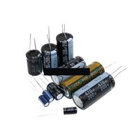 NWPNLXEA 20PCS Electrolytic Capacitor 100V100UF 10x17 100V47UF 10V2200UF 10x17 25V1000UF 10x17 25V470UF 8x12 400V10UF 10x17 400V3.3UF (10V2200UF 10x17mm)