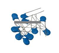 NWPNLXEA 20pcs High Voltage Ceramic Capacitor 2KV 15PF 22PF 100PF 120PF 150PF 220PF 330PF 470PF 680PF 1NF 2.2NF 3.3NF 4.7NF 10NF (47PF)