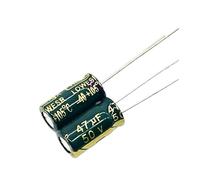 NWPNLXEA 20pcs/Lot P72 High Frequency Low impedance 50v 47UF Aluminum electrolytic Capacitor Size 6 * 12 47UF 20%