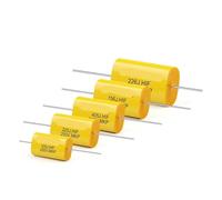 NWPNLXEA 2Pcs 250V MKP Capacitor HiFi Fever Audio Metal Film Coupling Frequency Dividing 1UF 1.5UF 1.8UF 2.2UF 2.7UF 3.3UF (250V12UF)
