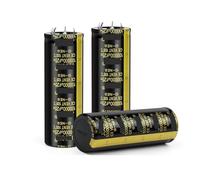 NWPNLXEA 2Pcs Aduio Electrolytic Capacitor 25V100000UF 35x103mm 4Pin Volume Welding for Audio HiFi Amplifier High Frequency Low