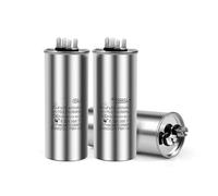 NWPNLXEA 2Pcs CBB65 Electronic Starter Capacitor Air Conditioner Compressor Start Capacitor 450V AC 5UF 6UF 15uF 20uF 25uF 30uF 35uF 40uF 45uF 50uF (5UF)