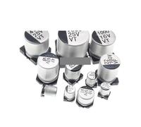 NWPNLXEA 2pcs SMD Aluminum electrolytic Capacitor 220UF 63V 12.5x13.5MM electrolytic Capacitor 12.5X13.5MM 20%