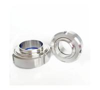 NWPNLXEA 3/4" 1" 1.5" 2" 3" 4" Pipe OD SUS 304 Stainless T-Thread Butt Welding On Socket Union Set Pipe Fitting(SMS,38mm)