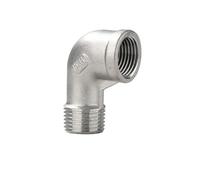 NWPNLXEA 304 Stainless Steel Internal And External Wire Elbow 90 ° Internal And External Wire Elbow(304,DN25)