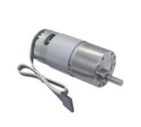 NWPNLXEA 37GB 545 Gear Electronic Starter Encoder DC 6V 12V 24V High Torque Encoder Electronic Starter Metal Reversible Gear Electronic Starter Reducer (Reduction Ratio 10,6V)