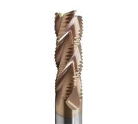 NWPNLXEA 4 Flute HRC55 Carbide Roughing End Mill Router Bits 3 4 6MM 8 10 12 14 16 18 20mm CNC Milling Cutter Metal Steels(1PCS,7.0X18X8DX60) NWPNLXEA