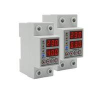 NWPNLXEA 40A 63A 230V DIN Rail Adjustable Over Voltage And Under Voltage Protective Device Protector Relay Over Current Protection Limit(63A)
