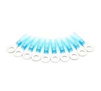 NWPNLXEA 50 Pezzi RV2-6 Connettore for Cavi Isolato ad Anello Blu Terminale a crimpare Connettore for Cavo Terminale termorestringente Impermeabile