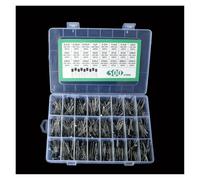 NWPNLXEA 500Pcs/lot 0.1UF-1000UF 24Values Aluminum Electrolytic Capacitors 16-50V Mix Electrolytic Capacitor Assorted Kit And Storage Box
