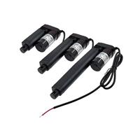 NWPNLXEA 50mm 100mm 150mm Linear Actuator DC 12V 24V Linear Electronic Starter 100/300/500/700/1000/1200/1500N Stroke Electronic Starter Black (12V 1200N 6mm s,Stroke 50mm)