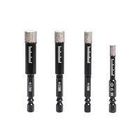 NWPNLXEA 6/8/10/12mm Hex Handle Brazed Diamond Dry Drill Bits Hole Saw for Granite Marble Ceramic Tile Glass 1Pcs(6mm) NWPNLXEA