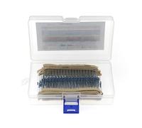 NWPNLXEA 600pcs 30Value 1% 1/4W Resistor Pack Set DIY Metal Film Resistor Kit Use Colored Ring Resistance (10 ohms~1 M Ohm) (No Box)