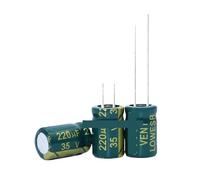 NWPNLXEA Aluminum Capacitor 10V 16V 25V 35V 50V 400V 100UF 220UF 330UF 470UF 680UF 1000UF 1500UF 2200UF 3300UF High Frequency Low (10V680UF 20PCS)