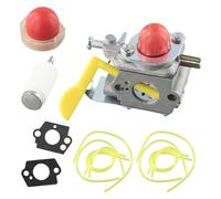 NWPNLXEA Carburetor Kit for GT-2124C, Carburetor with Fuel Filter Primer Bulb Fuel Line Gasket Set Replacement Part NWPNLXEA