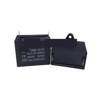 NWPNLXEA CBB61 Start Capacitor 450V 1 1.2 1.5 1.8 2 2.5 3 3.5 4 4.5 5 6 8 1012UF Air Conditioner External Fan Electronic Starter Run Capacitor 2Pin (3UF 38x21x30mm)