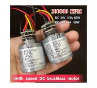 NWPNLXEA DC 100,000 RPM Violent Fan Electronic Starter bladeless Hair Dryer 12V 24V High-Speed brushless Electronic Starter (Other_DC 9-12V 5A Motor)