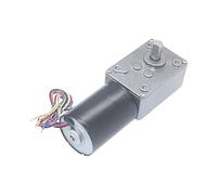 NWPNLXEA DC 12V 24V Worm Gear Electronic Starter Reversible High Torque Turbo Geared Electronic Starter 8-470RPM Gearbox Gear Reducer Electronic Starter 5840-3650 (24V 160RPM)