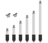 NWPNLXEA DC6V 12V 24V Small Linear Actuator 150MM/S 200MM Force 33Lbs Electronic Starter (6V 150mm Stroke,Load 70N)