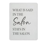 NWPNLXEA Feminine Beauty Guide Metal Sign Elegant Vintage Quote for Makeup Vanity Home Salon or Bathroom Wall (8 X 12