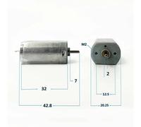 NWPNLXEA FK-180SH-13963/14170/14180/17140 Carbon Brush Electronic Starter DC 6V 8V 9V 10V 12V High Speed 180 Electronic Starter Toy Car Model (FK-180SH-14180)