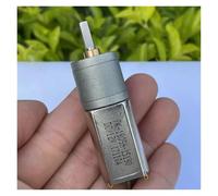 NWPNLXEA FK-180SH-15190 Full Metal Gearbox Gear Reduction 20mm Electronic Starter D-Shaft Dual Shaft DC 3V-12V Slow Speed 75RPM High Torque
