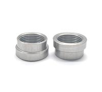NWPNLXEA M20 x 1.5 Stainless Steel 304 Female Threaded Stepped Weld Bung Metric Mounting Boss Fitting