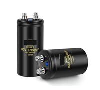 NWPNLXEA MFD Aluminum Screw Audio Filtering Electrolytic Capacitor 105℃ CD136 Bolt Capacitors 63V 100V 250V 400V 450V CE105℃ 2000H (400V3300UF 63.5x105)