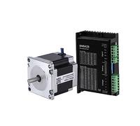 NWPNLXEA Nema 23 Stepper Electronic Starter 0.9N.m 2.8A 55mm And 1.0A-5.0A 18-50VDC Driver for 3D Printer Engraving Milling Machine