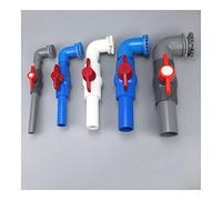 NWPNLXEA Pipe Repair Tools 3pcs PVC Tank Elbow Drainage + Ball Valve + Pipe Fitting Connector for Aquarium Fish Tank UPV Pipe Water Tank with Drainage (Color : White, Size : 20mm)