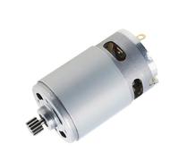 NWPNLXEA RS550 DC Electronic Starter 8.2mm/9.5mm 14Teeth Gear 10.8-25V Brushed Electronic Starter Engine for Rechargeable Hand Electronic Starter Saw Drill Tool (12V,9.5mm Gear)