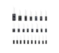 NWPNLXEA Set of 120pcs 12 Values 0.22UF-470UF Aluminum Electrolytic Capacitor Assortment Kit Set