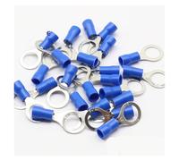 NWPNLXEA Terminale Isolato ad Anello Blu RV2-8 Connettore for Cavi 100 Pezzi/Confezione Adatto for Cavi da 1,5-2,5 mm Terminale a crimpare Elettrico RV2.5-8 RV