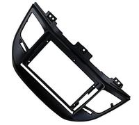 NWQZTS Fascia radio Cruscotto Kit guarnizione Cornice Pannello stereo Lettore GPS DVD Piastra frontale Fascetta, per Hyundai, per TUCSON 2015-2018 audio panel cover(Black)