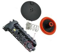 NWQZTS Kit di riparazione copertura valvola PCV testata, per BMW, per N53 E91 E92 E93 E60 E61 F10 F11 E63 E64 325i 328i 330i 330xi Set di guarnizioni del coperchio della valvola(1 Pcs Cover)