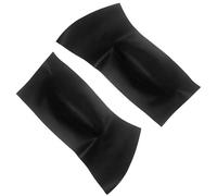 NWQZTS Rivestimento interno Styling auto Microfibra Pelle Pannello bracciolo portiera anteriore Copertura Decor, per VW, per Beetle 1998-2010 Auto bracciolo protettore(Black)