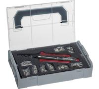 NWS 338-22 Pinza pressatrice Incl. tester di tensione, incl. Assortimento di c
